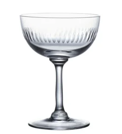 Champagne Saucer with Spears Design by The Vintage List