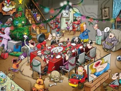 Chaos at Christmas 4 x 500 Piece Jigsaw Puzzles