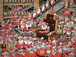 Chaos at Christmas 4 x 500 Piece Jigsaw Puzzles