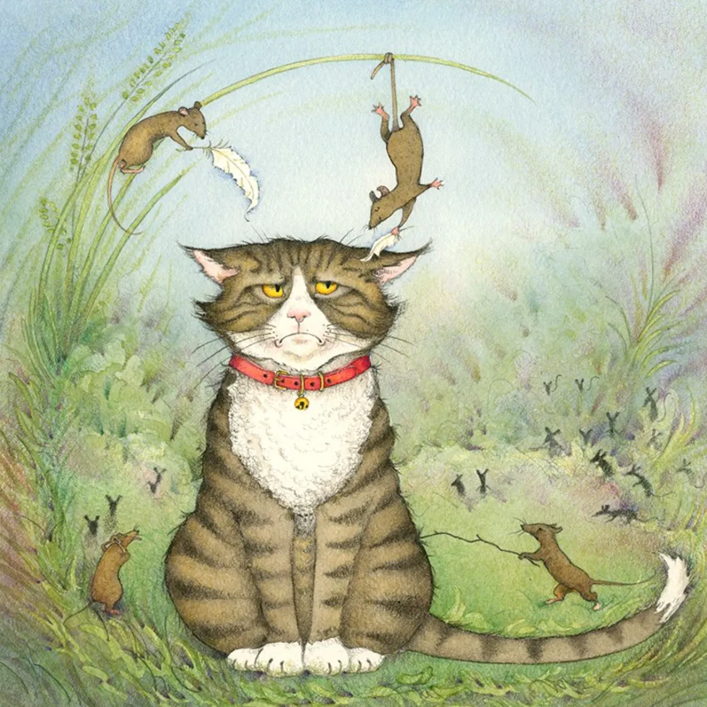 Cheeky Wee Mice Greeting Card