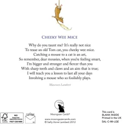 Cheeky Wee Mice Greeting Card