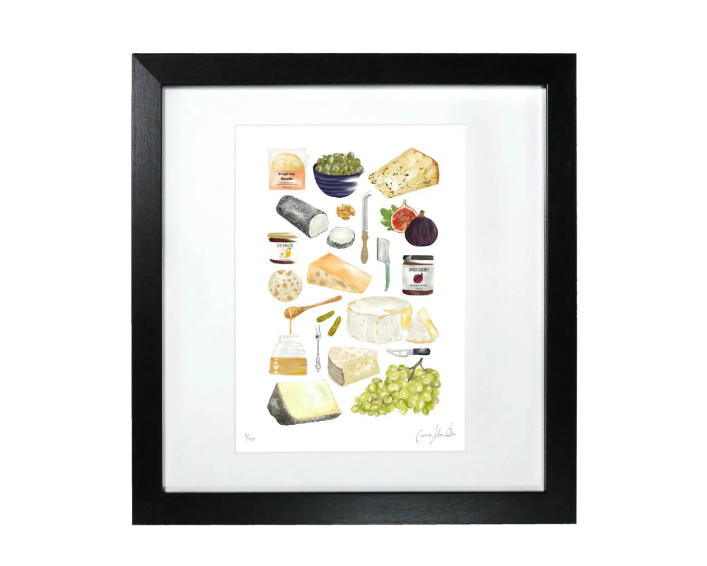 Cheese Board Print by Corinne Alexander