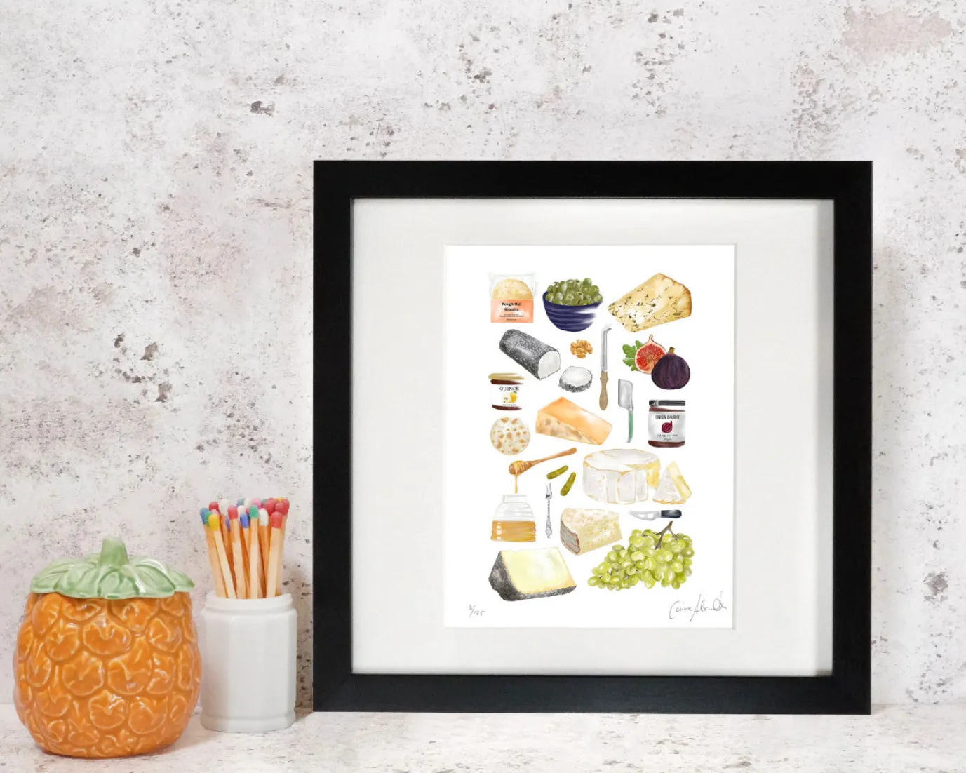 Cheese Board Print by Corinne Alexander