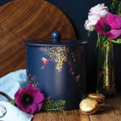 Chelsea Navy Biscuit Barrel