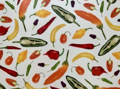 Chili Large Placemat by Corinne Alexander