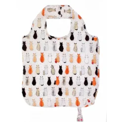 Christmas Cats in Waiting Packable Bag