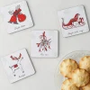 Christmas Delights Icons Set of 4 Coasters