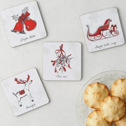 Christmas Delights Icons Set of 4 Coasters