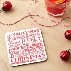 Christmas Dinner Coaster