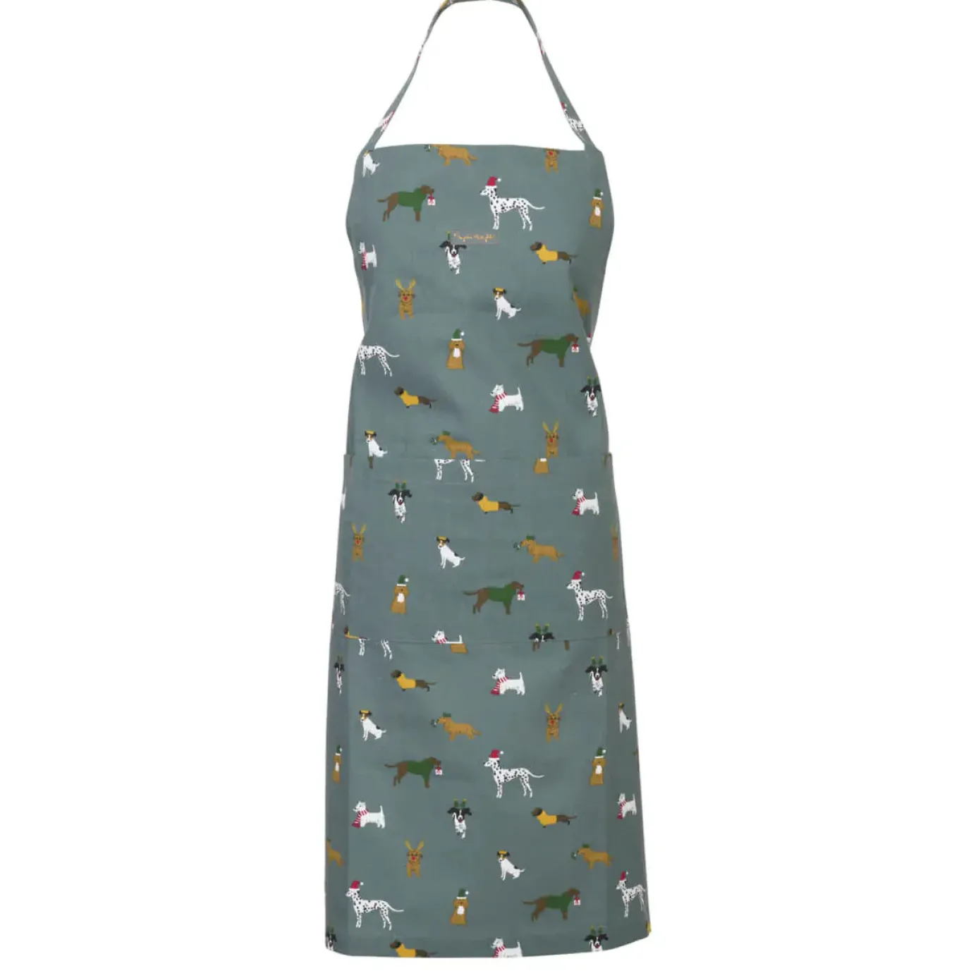 Christmas Dogs Adult Apron