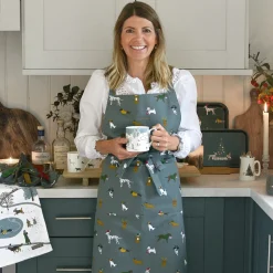 Christmas Dogs Adult Apron