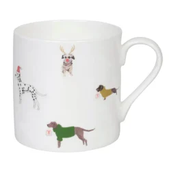 Christmas Dogs Mug