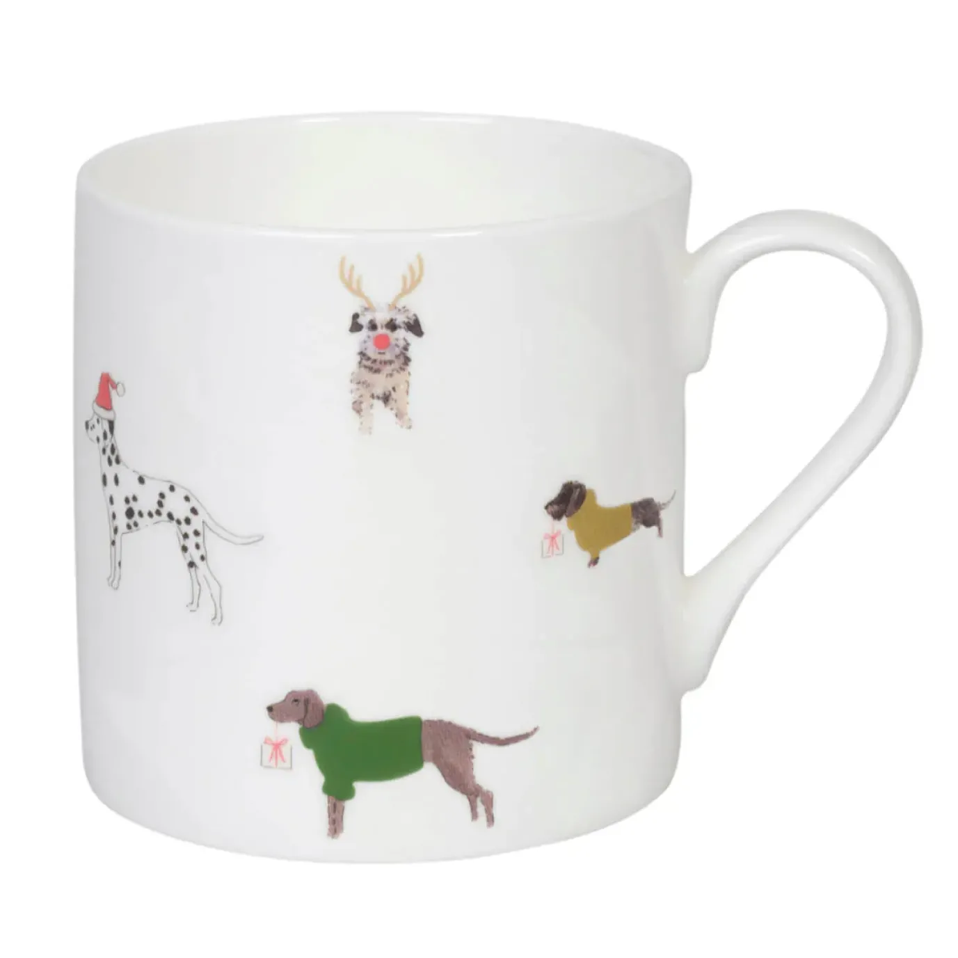 Christmas Dogs Mug
