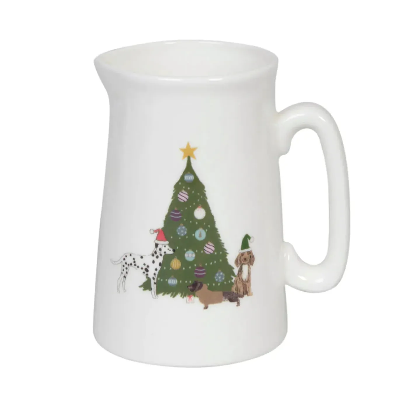 Christmas Dogs Tree Jug