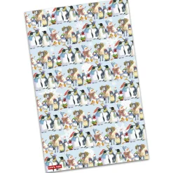 Christmas Friends Tea Towel