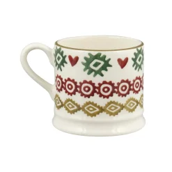 Christmas Joy Pattern 2024 Small Mug
