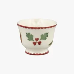 Christmas Joy Robin Tiny Teacup Boxed