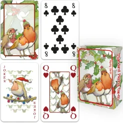 Christmas Robins Playing Cards