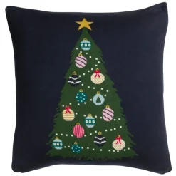 Christmas Tree Knitted Statement Pillow