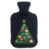 Christmas Tree Knitted Statement Hot Water Bottle