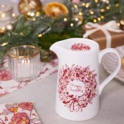 Christmas Wreath Half Pint Jug