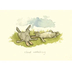 Cloud Watching Greetings Card