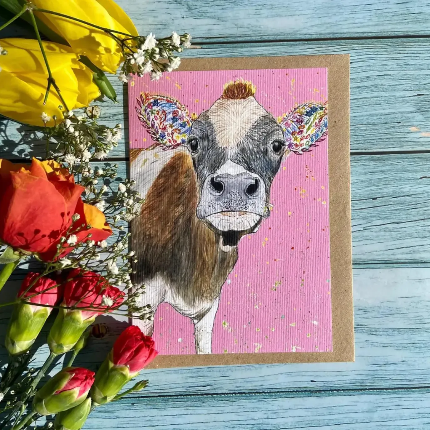 Clover Cow Eco-card