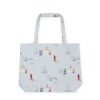 Coastal Boats Cotton Tote Bag