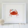 Coastal Crab Framed Print