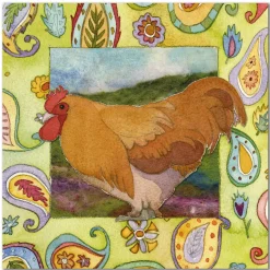 Cockerel Greetings Card