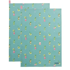 Cocktails Set of 2 Tea Towels by Sophie Allport