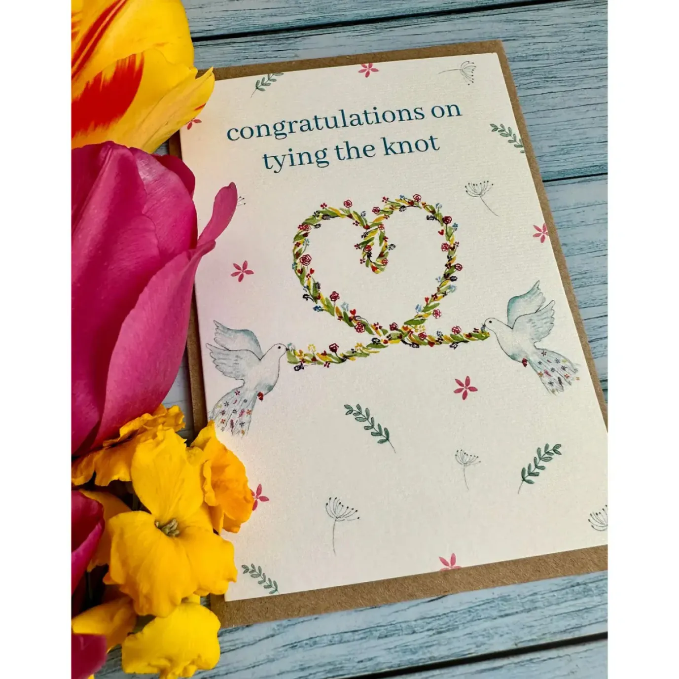Congratulations on Tying the Knot Eco-card