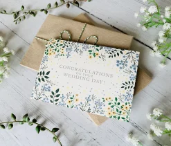 Congratulations on Your Wedding Day Greetings Card