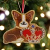 Corgi with Crown Decoration by Tinker Tailor London
