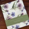 Cornflower and Knapweed Linen Union Tea Towel