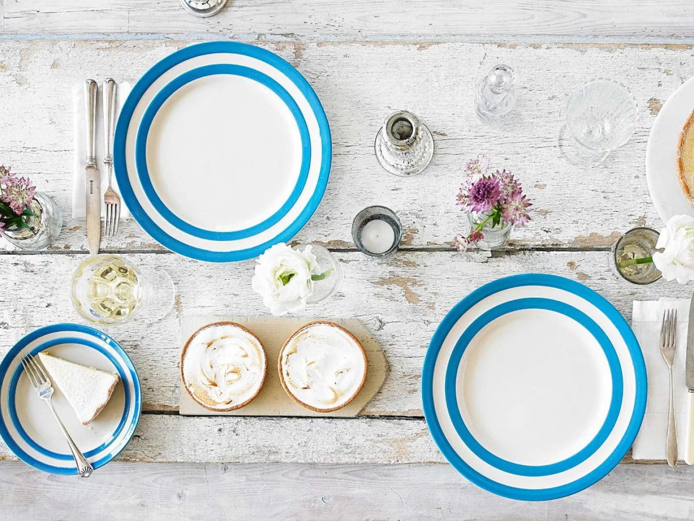 Cornishware 7 in Side Plate