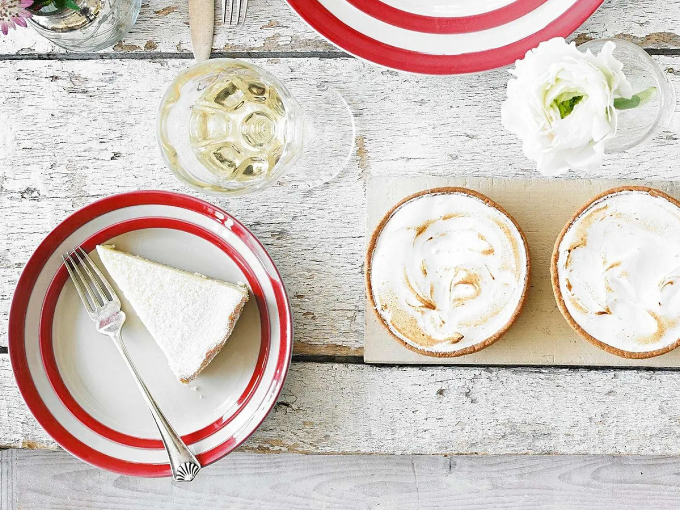 Cornishware 7 in Side Plate