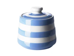 Cornishware Covered Sugar Pot