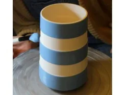 Cornishware Lighthouse Medium Blue Vase