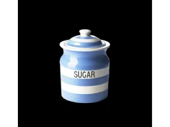 Cornishware Sugar Storage Jar-- Blue