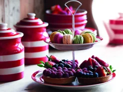 Cornishware Two-Tier Cake Stand