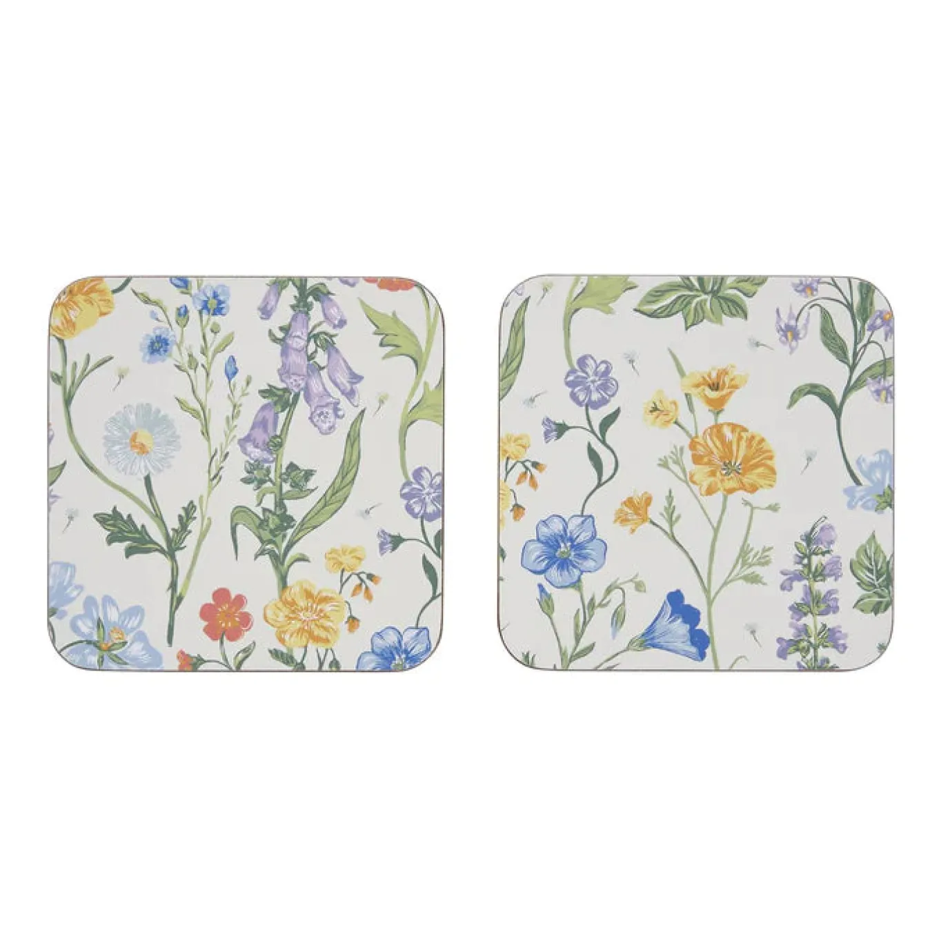 Cottage Garden Coasters - Set of 4