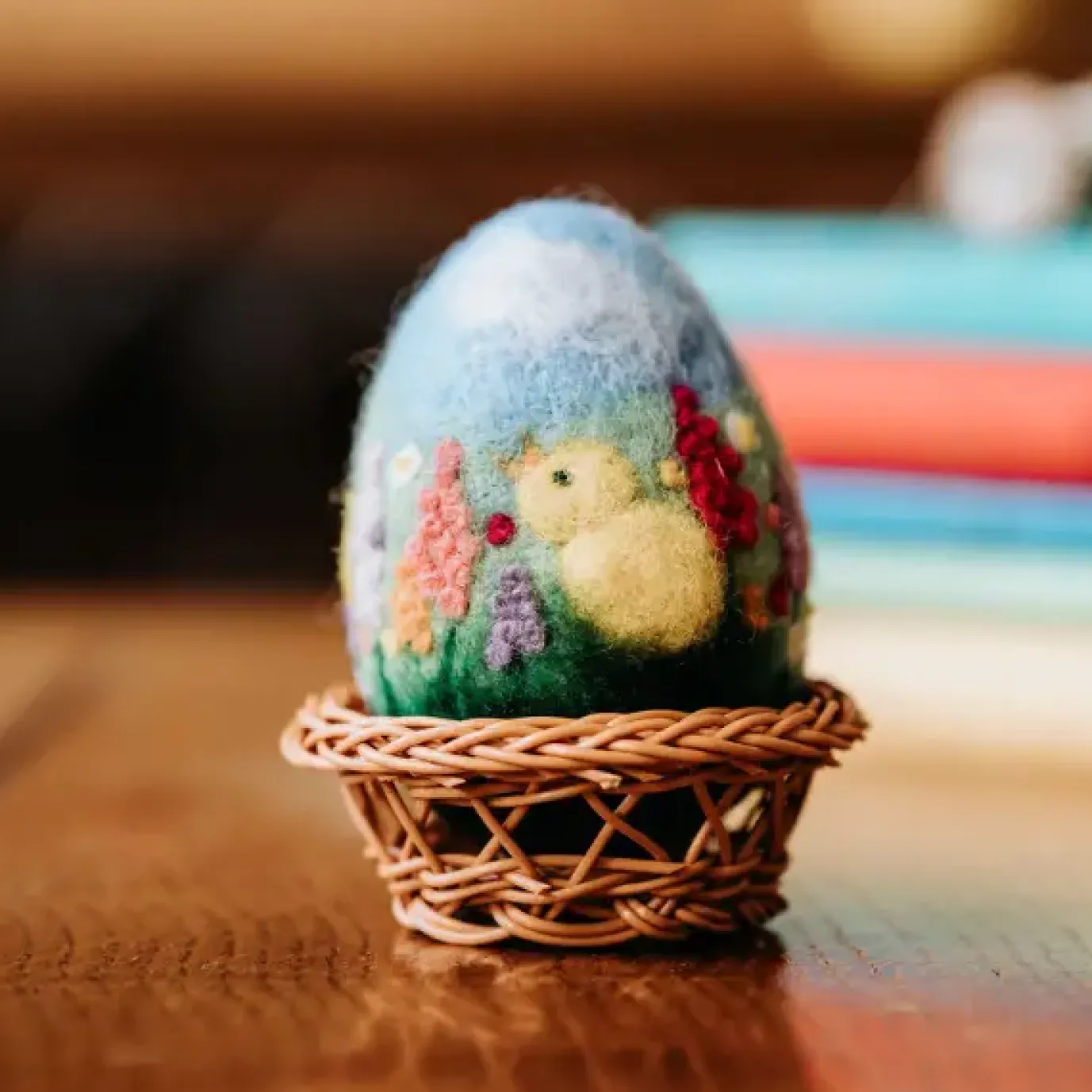 Cottage Garden Egg Needle Felting Kit