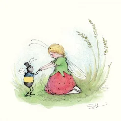 Cottage Garden Faeries Greeting Card