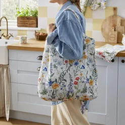 Cottage Garden Packable Bag
