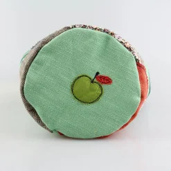 Country Life Embroidered Art Pot