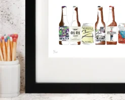 Craft Beer Print by Corinne Alexander