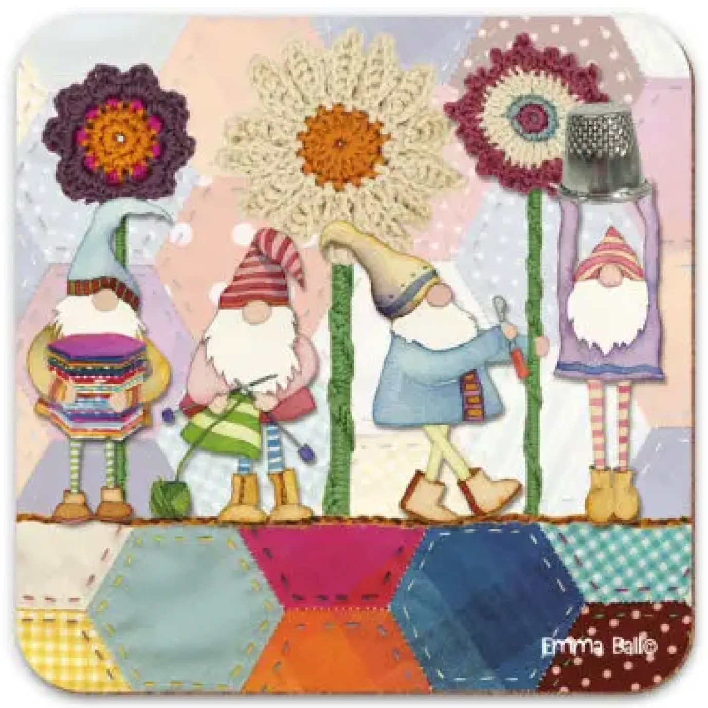 Crafting Gnomes Coaster