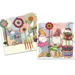 Crafting Gnomes pack of 10 Mini Notecards