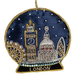 Crystal London Snowglobe Decoration by Tinker Tailor London
